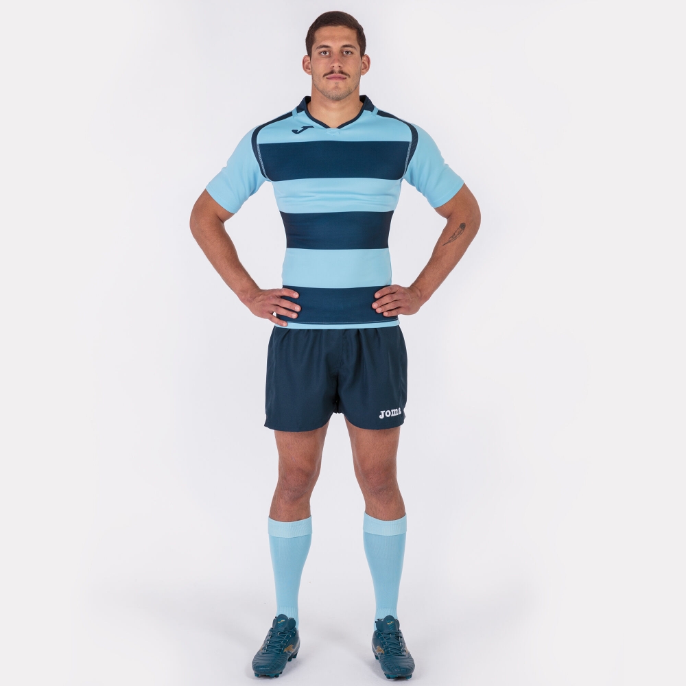 Camasa T- Rugby Navy-skyblue S/s Joma