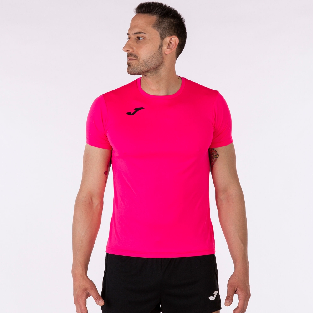 Camasa Record Ii Maneca Scurta T- Fluor Pink Joma