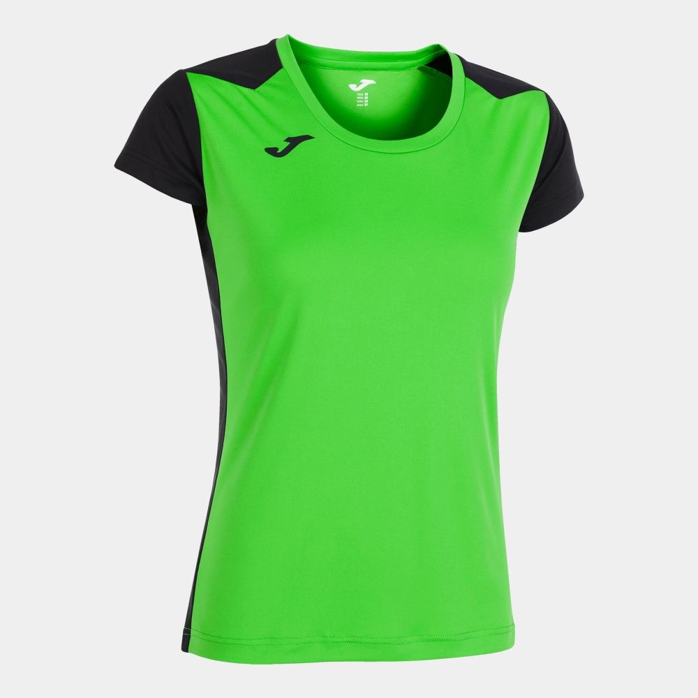 Camasa Record Ii Maneca Scurta T- Fluor Green Black Joma