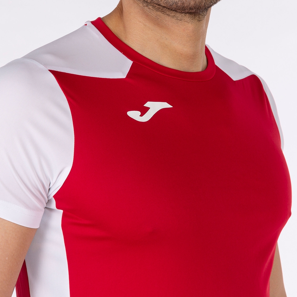 Camasa Record Ii Maneca Scurta T- Red White Joma