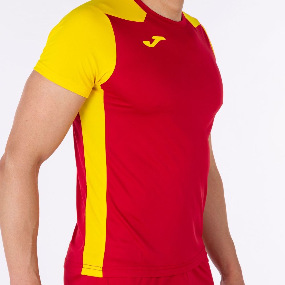 Camasa Record Ii Maneca Scurta T- Red Yellow Joma