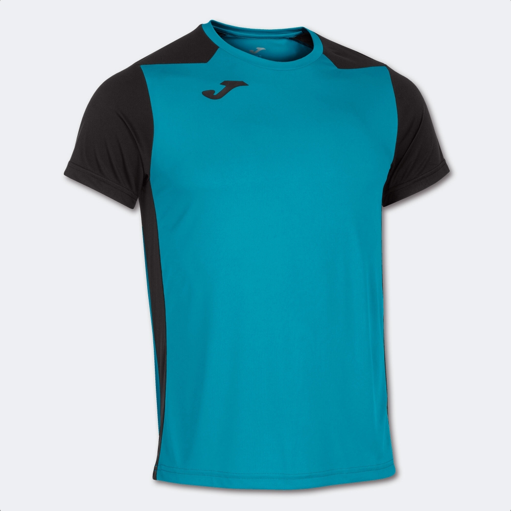 Camasa Record Ii Maneca Scurta T- Turquoise Black Joma