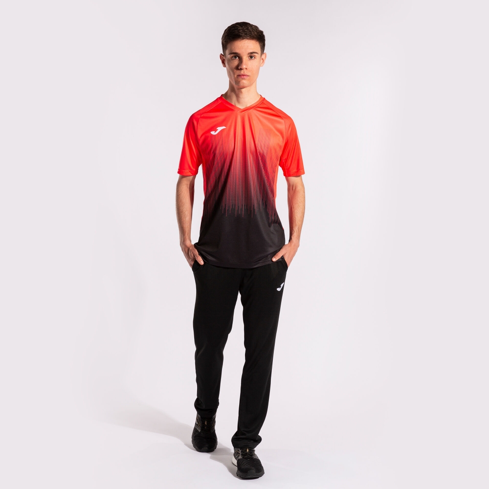 Camasa Tiger Iv Maneca Scurta T- Black Fluor Coral Joma