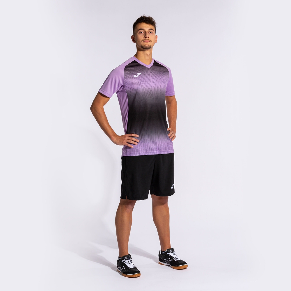 Camasa Tiger V Maneca Scurta T- Purple Black Joma