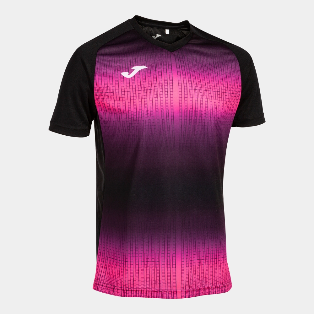 Camasa Tiger V Maneca Scurta T- Black Fluor Pink Joma