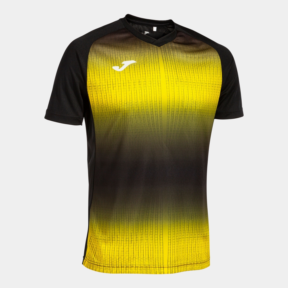 Camasa Tiger V Maneca Scurta T- Black Yellow Joma