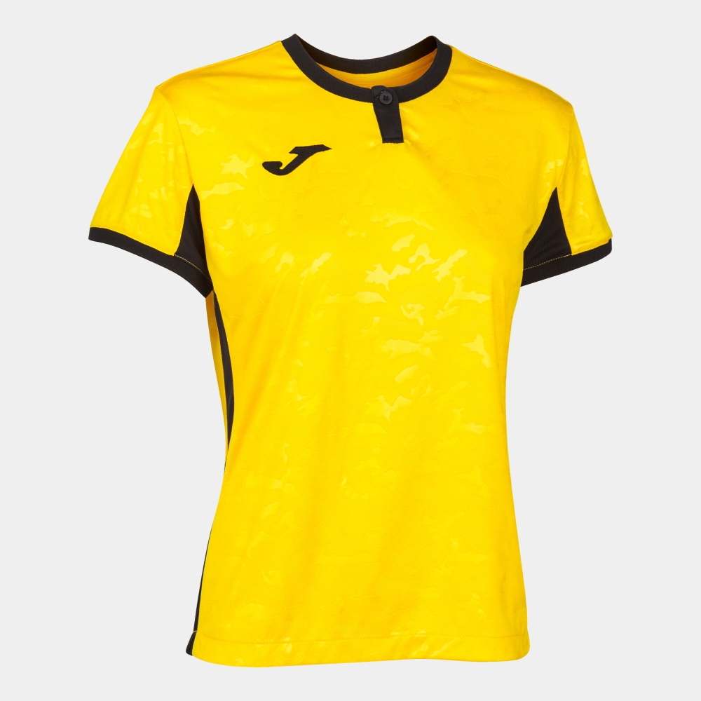 Camasa Toletum Ii T- Yellow-black S/s Joma