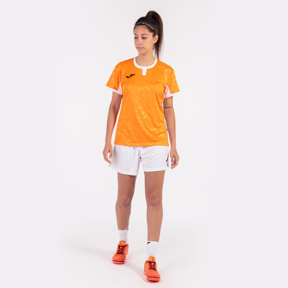 Camasa Toletum Ii T- Orange-white S/s Joma