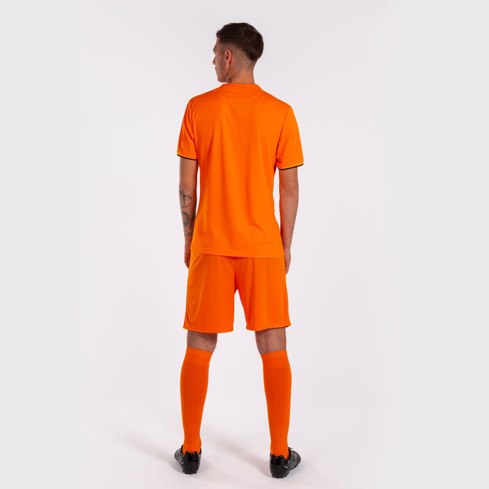 Camasa Toletum Iv Maneca Scurta T- Orange Black Joma