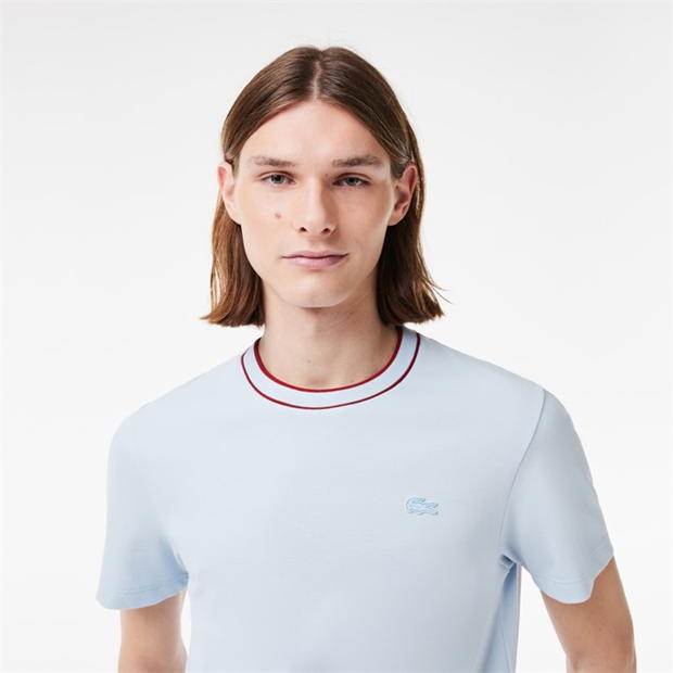 Camasa Lacoste Stretch Pique Stripe Collar T-