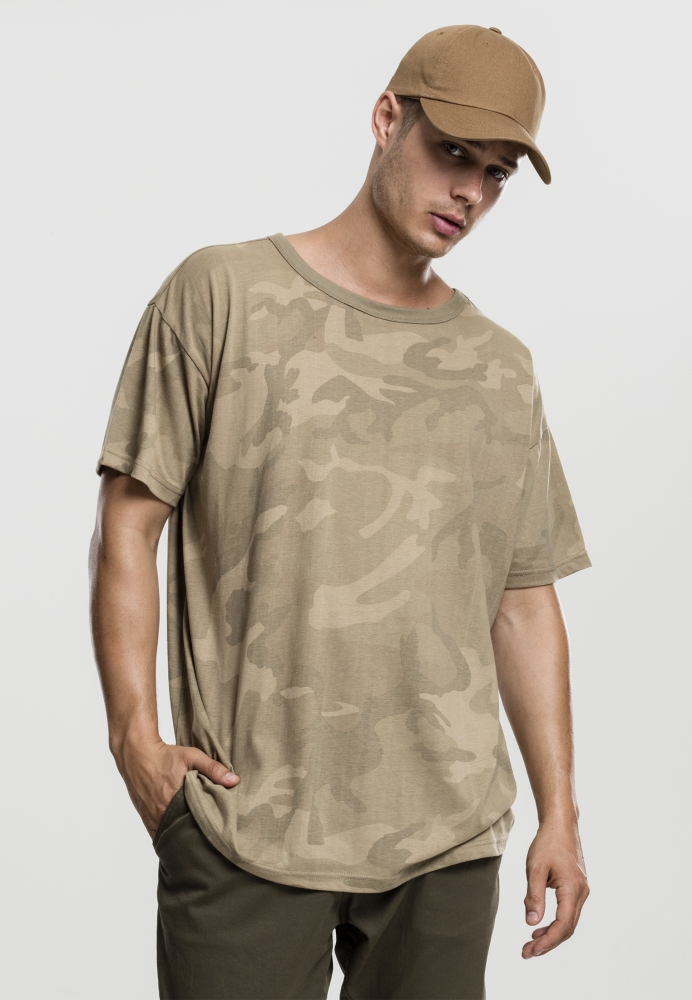 Tricou Camo Oversized Urban Classics