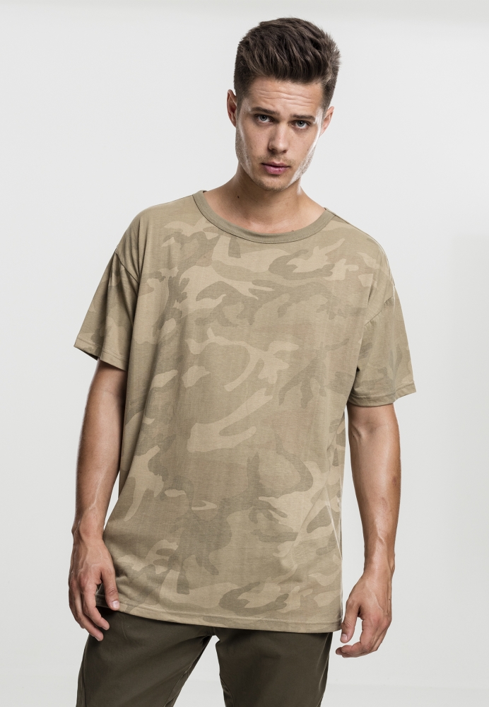 Tricou Camo Oversized Urban Classics