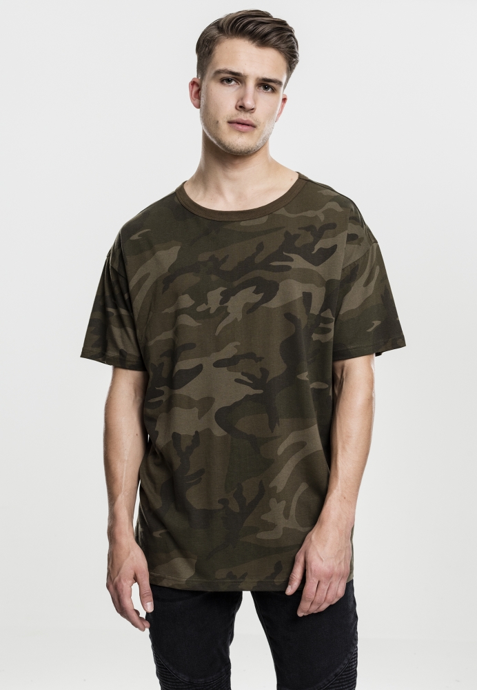 Tricou Camo Oversized Urban Classics