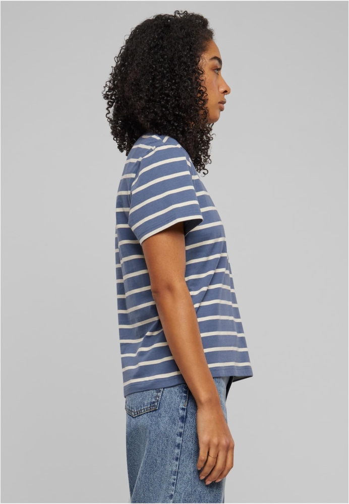 Tricou Striped Boxy dama Urban Classics