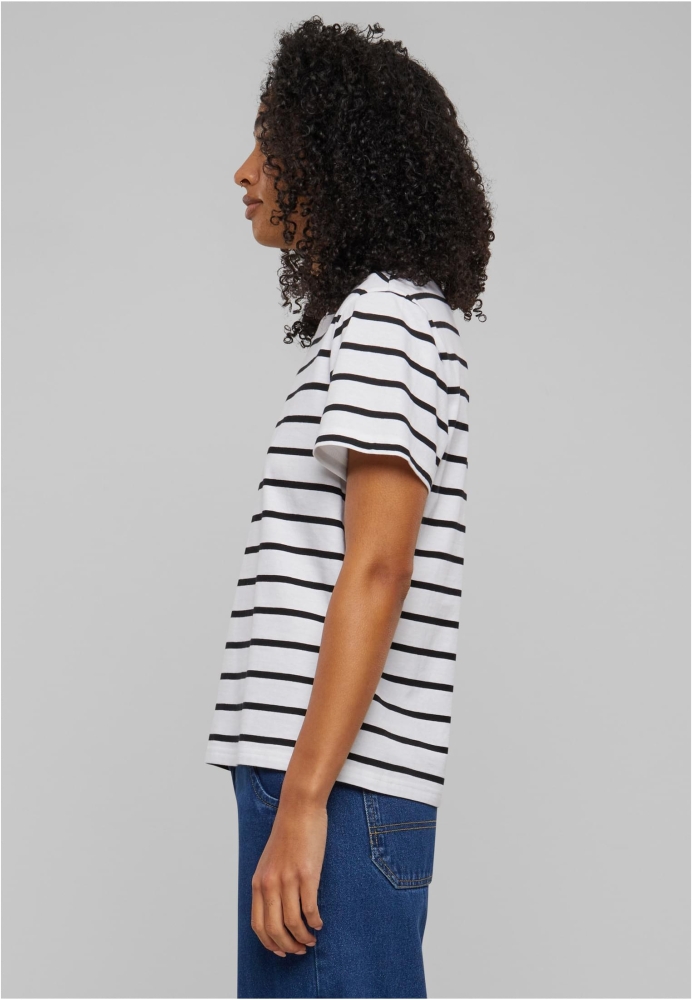 Tricou Striped Boxy dama Urban Classics