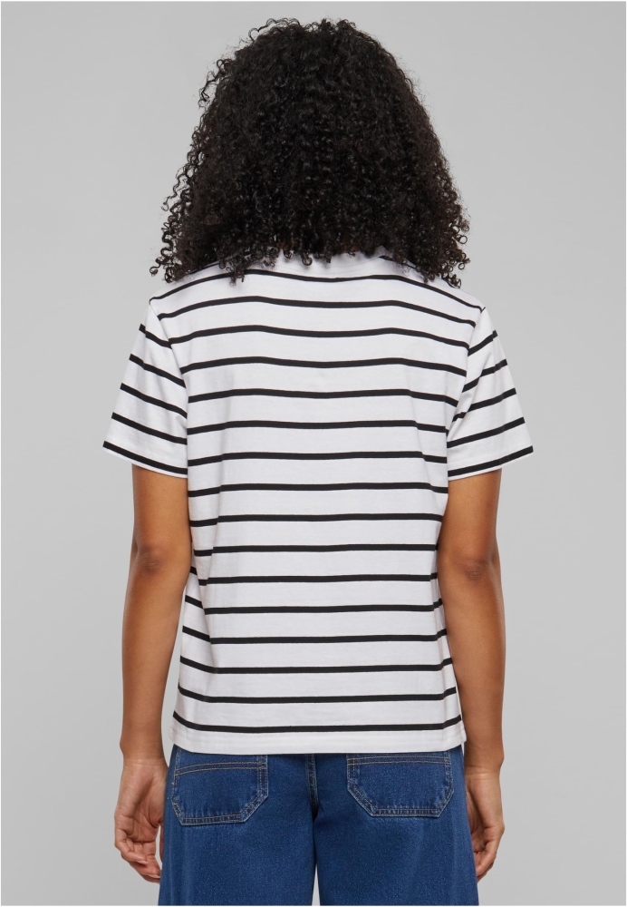 Tricou Striped Boxy dama Urban Classics