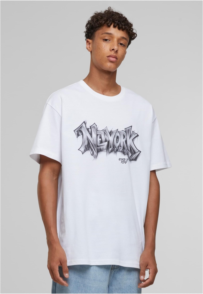 Tricou NY Graffiti Oversize Mister Tee