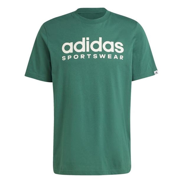 Camasa adidas Essentials Single Jersey Linear Embroidered Logo T- barbat