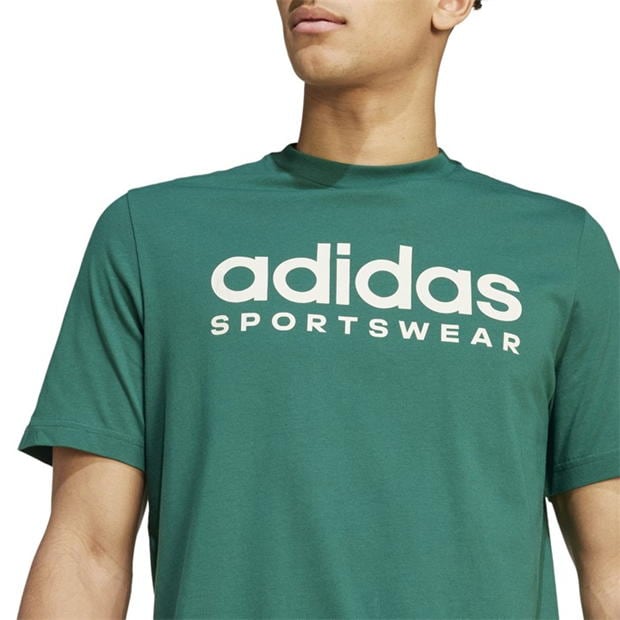 Camasa adidas Essentials Single Jersey Linear Embroidered Logo T- barbat