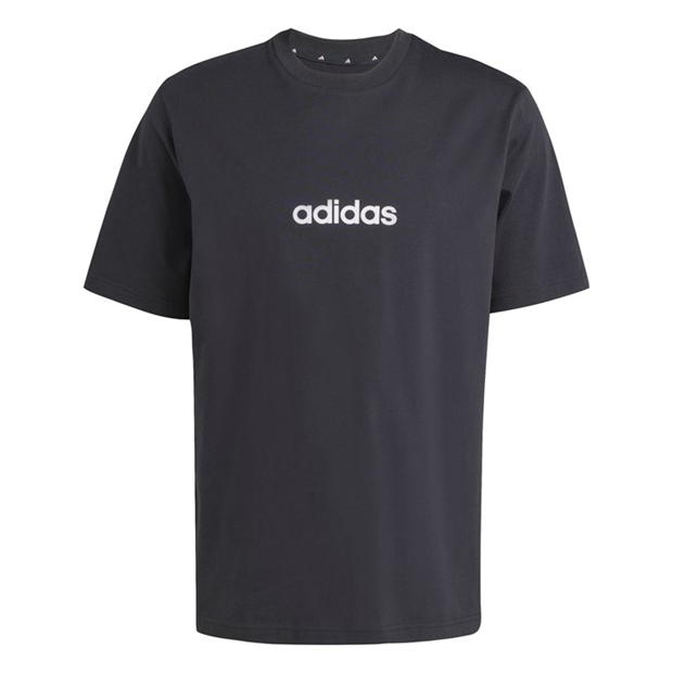 Camasa adidas Essentials Single Jersey Linear Embroidered Logo T- barbat