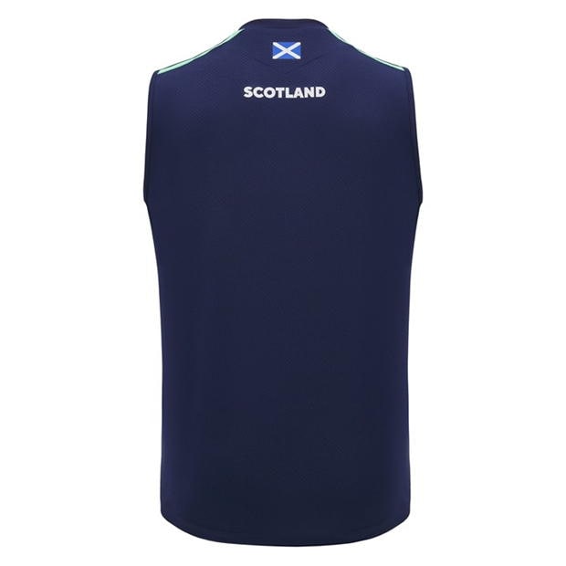 Camasa Macron Scotland Rugby Union Poly T- 2024 adulti