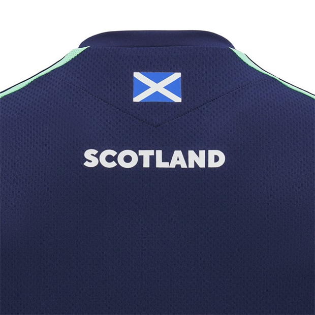 Camasa Macron Scotland Rugby Union Poly T- 2024 adulti