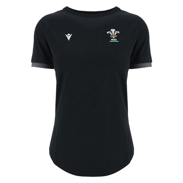 Camasa Macron Wales Rugby Union Travel T- 2024 2025 dama