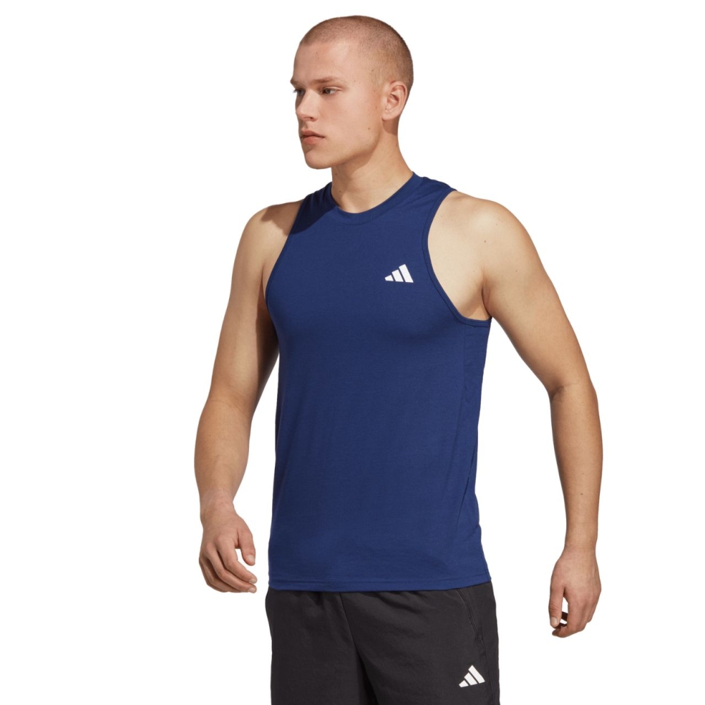 Tricou Camasa adidas Train Essentials Feelready Training Sleeveless Men's T- Navy Blue IC6948