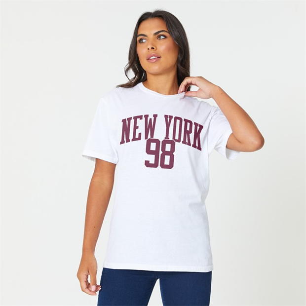 Tricou Be You New York Slogan SS