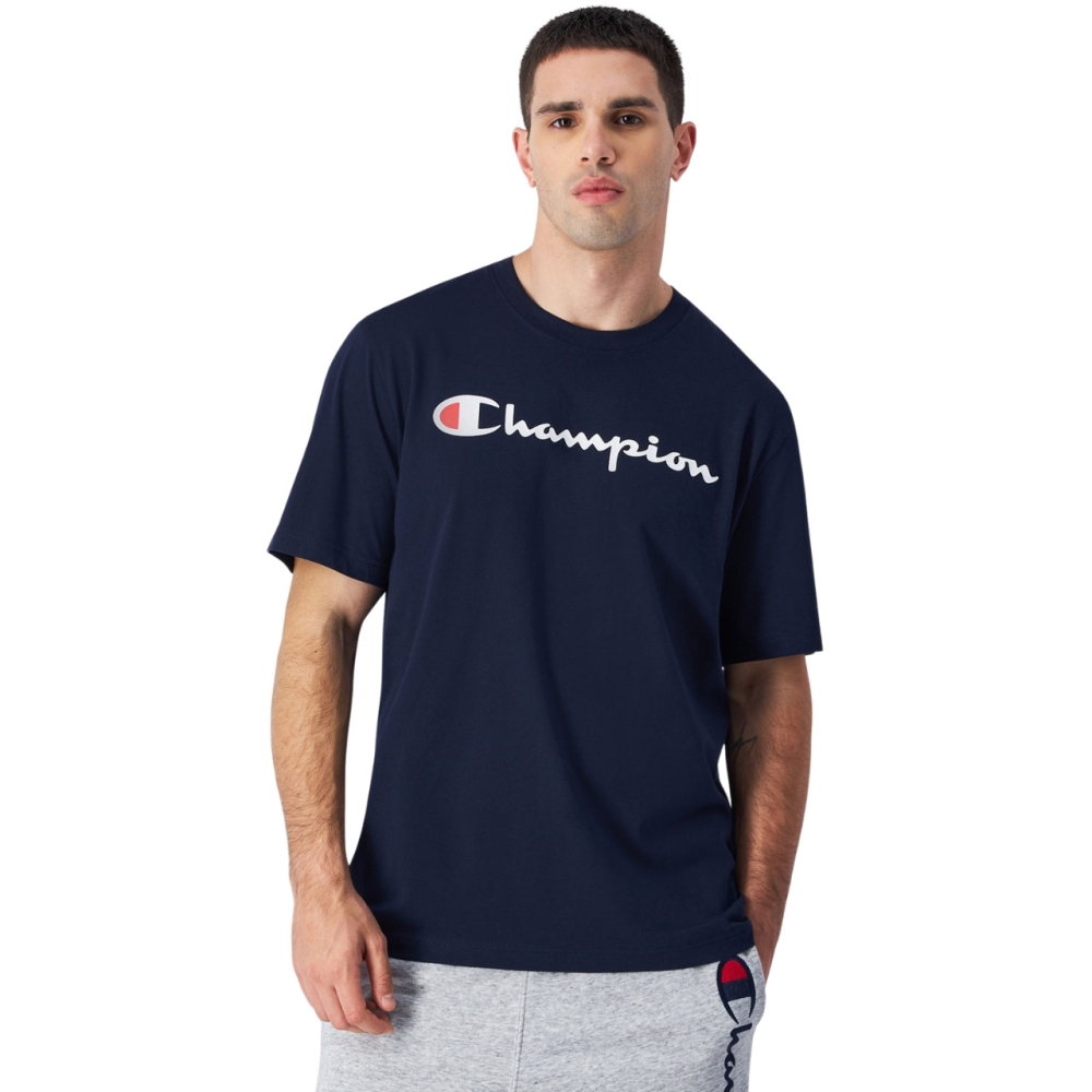 Tricou Camasa Champion SS Men's T- Navy Blue 220256 BS501