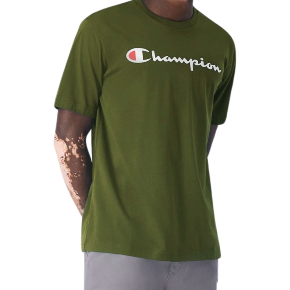 Tricou Camasa Champion SS Men's T- Olive 220256 GS573