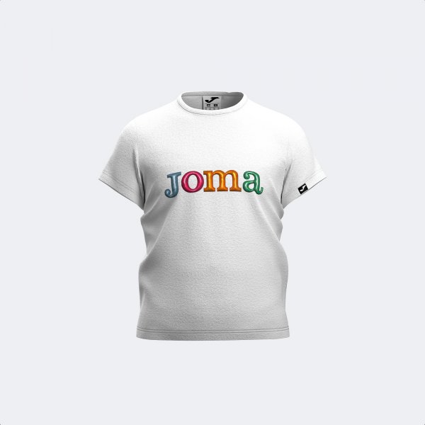 Camiseta Manga Corta New Metaverse Blanco Joma