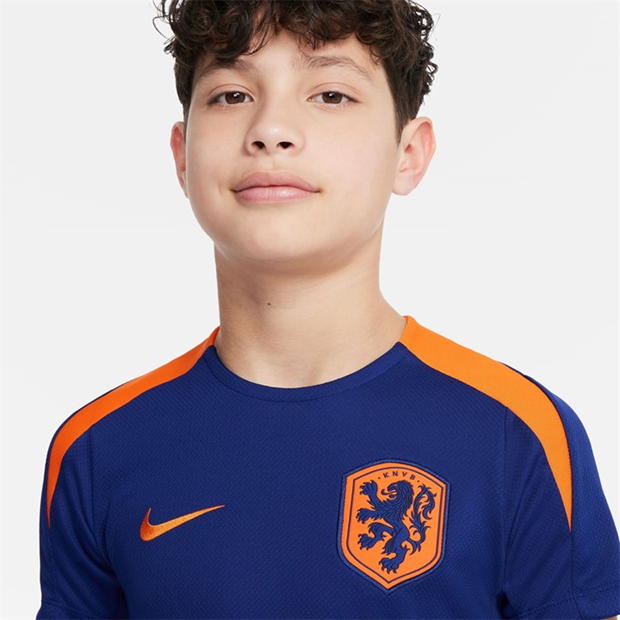 Nike Netherlands Strike Maneca Scurta Top 2024 copil