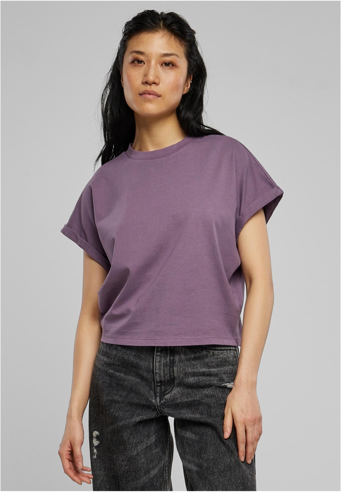 Tricou Short Pigment Dye Cut On Sleeve dama Urban Classics