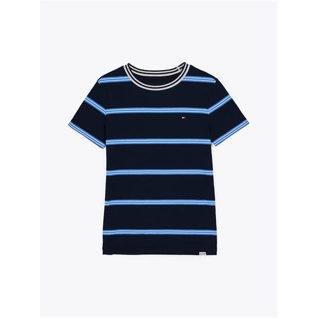 Tricou Tommy Hilfiger STRIPED REG SS