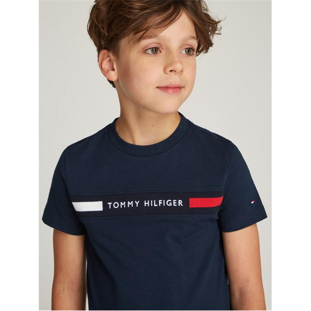 Tricou Tommy Hilfiger TH RIB REG SS