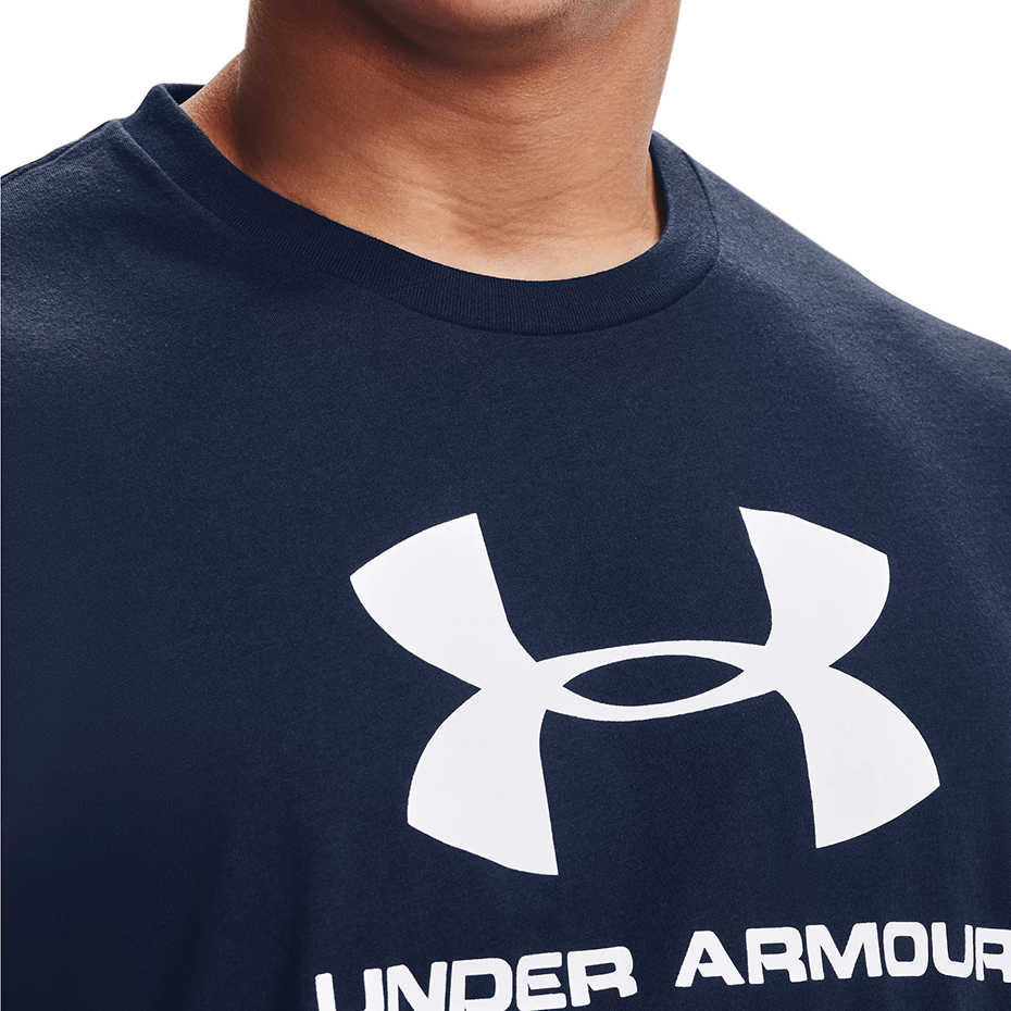 Camasa Men's Under Armor Sportstyle SS T- navy blue UAR 1329590 408 Under Armour