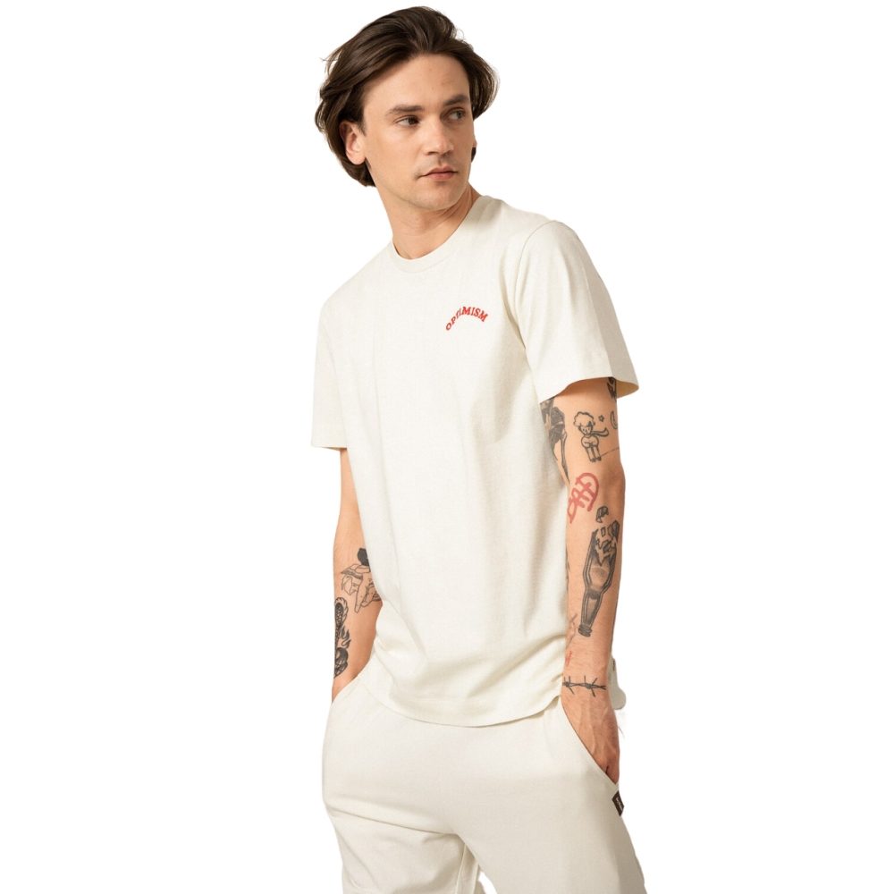 Camasa Men's T- Outhorn M451 off-white OTHSS23TTSHM451 11S