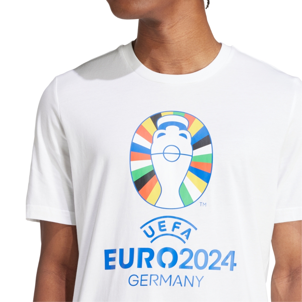 Tricou pentru b?rba?i Adidas Euro24 alb IT9290