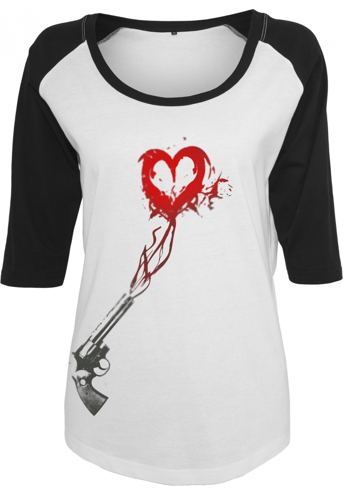 Tricou Pistole Heart Raglan dama Mister Tee