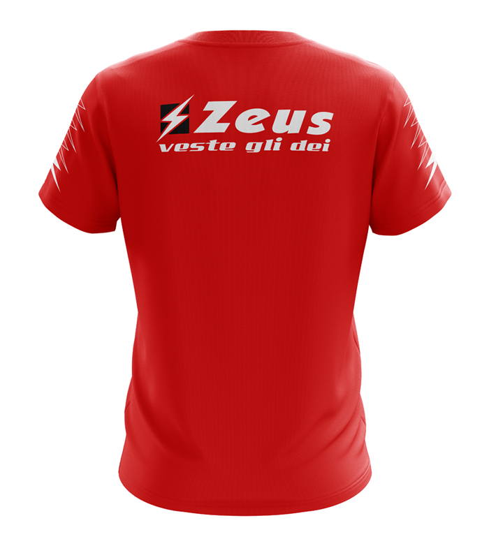 Tricou PLINIO Zeus rosu alb