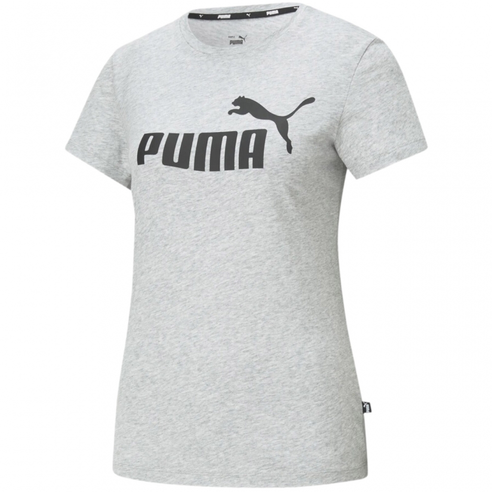 Tricou Koszulka damska Puma ESS Logo szara 586774 04