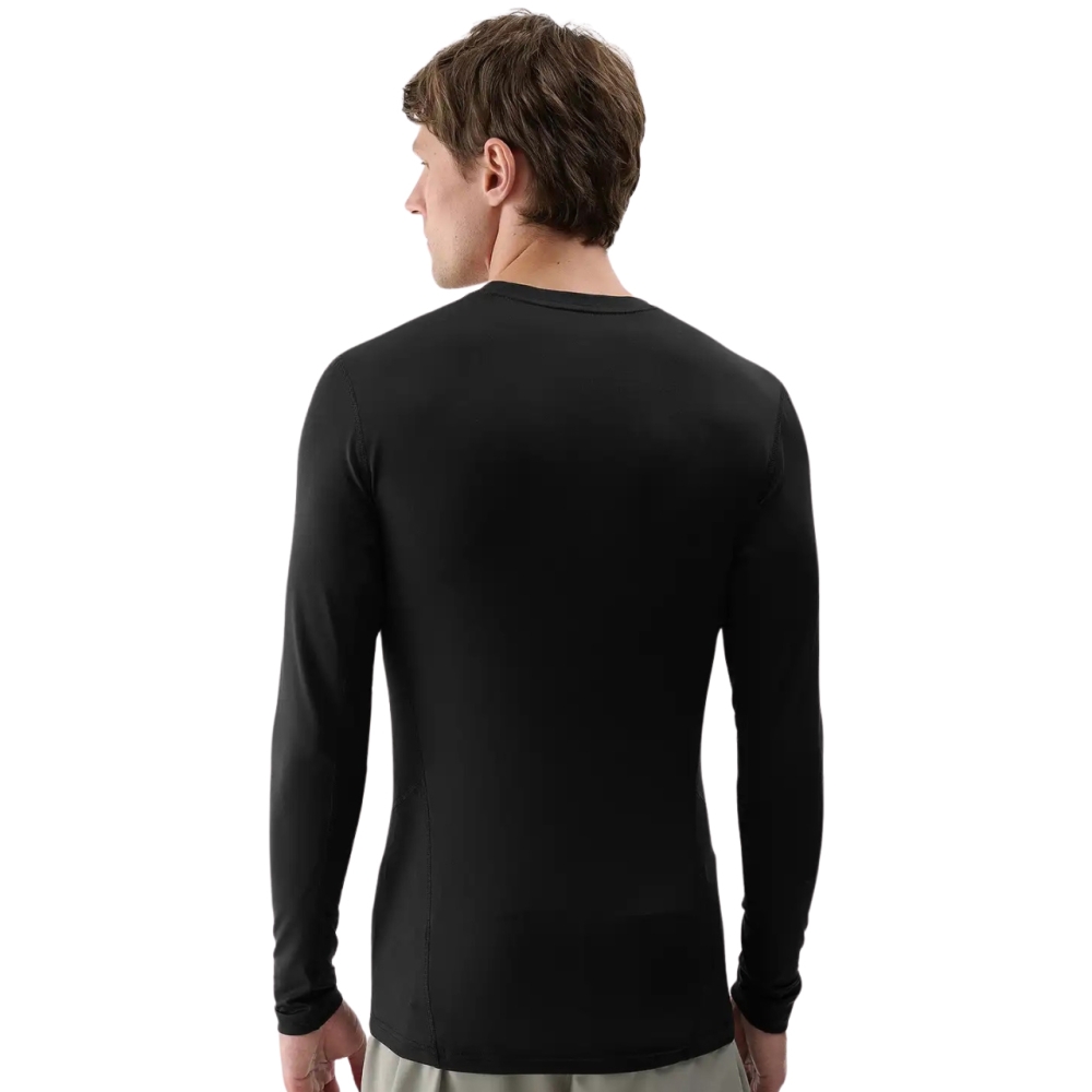 Camasa Men
's Longsleeve T- 4F M372 deep black 4FWSS25TFLOM372 20S