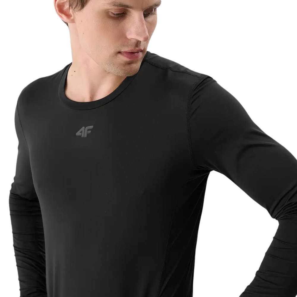 Camasa Men
's Longsleeve T- 4F M372 deep black 4FWSS25TFLOM372 20S