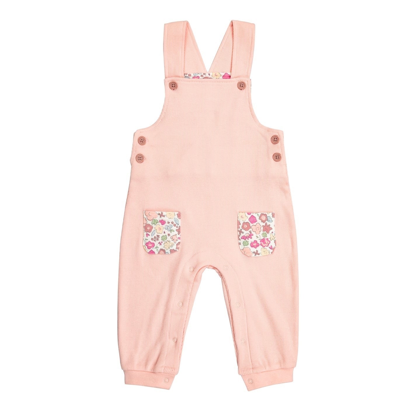 Camasa Hello World Rib Dungaree and T- bebelus fetita