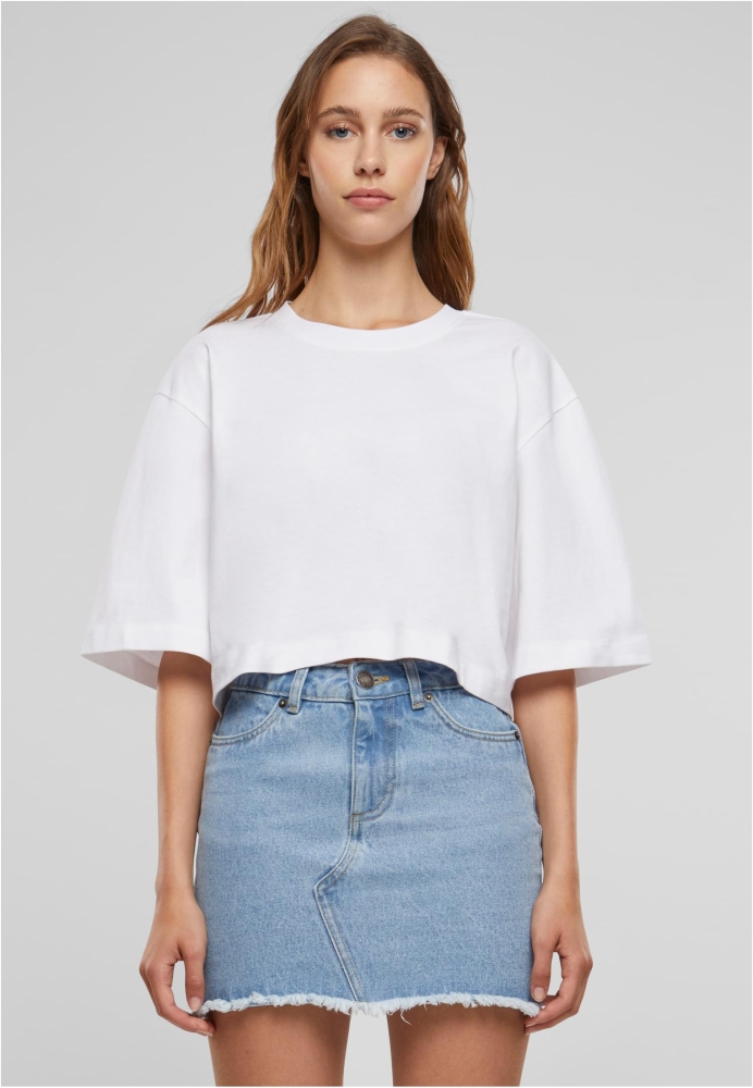 Tricou Heavy Organic Oversized Cropped dama Urban Classics