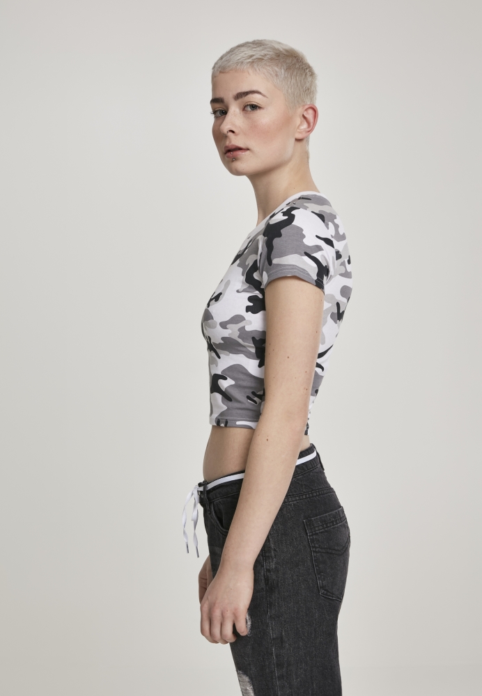 Tricou Stretch Jersey Cropped dama Urban Classics