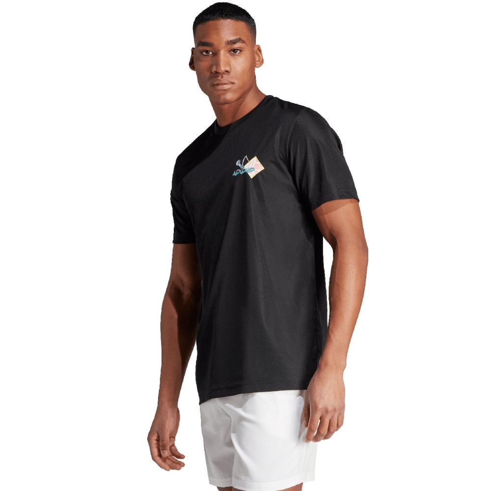 Camasa Men's T- ska adidas Tennis APP black II5918