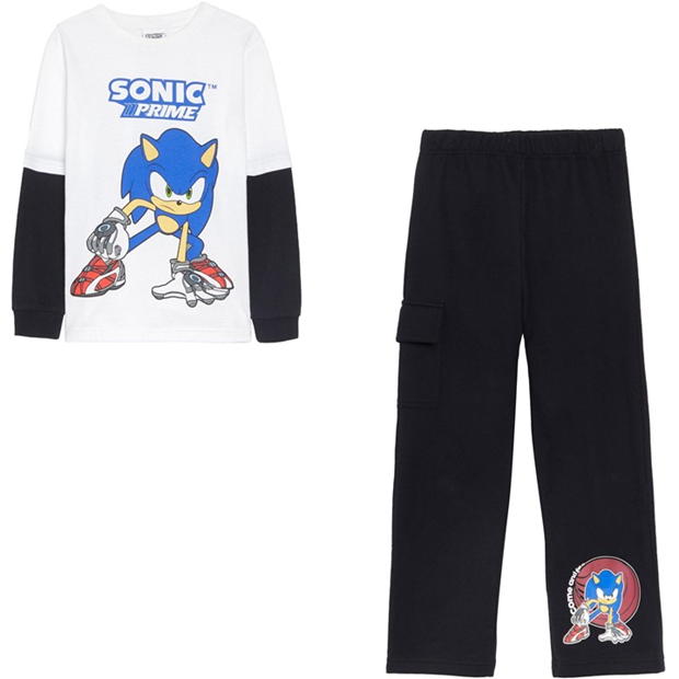 Camasa Character SONIC LS SLEEVE T- AND JOGGER