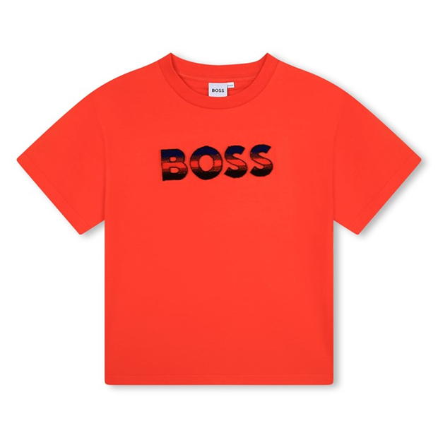 Camasa Boss Logo Maneca Scurta T- copil baietel